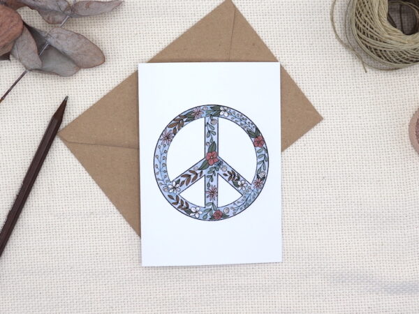 Carte de Voeux Peace Sign